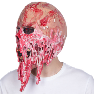 Máscara de Látex Divertida y Realista de Cabeza Completa con Efecto de Carne Fluida, Suave y Cómoda para Halloween, Cosplay, Disfraces, Fiestas y Escenarios - Product Image 3