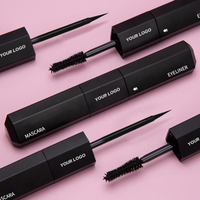 Nouveau Kit Maquillage Personnalisé avec Logo: Eyeliner Liquide et Mascara 2-en-1 Waterproof Longue Tenue