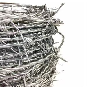 Recubierto 0,8mm Residencial 12,5 calibre Twist Barbwire Sheep American Proof Deer 12,5 calibre 4-Point Barbs espaciado 5 pulgadas alambre de púas - Product Image 3