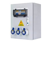 Boîte de distribution d'alimentation industrielle murale complète en acier inoxydable 304, étanche IP67, conforme aux normes RoHS, spécifique aux ateliers