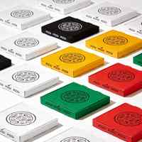 Boîtes à pizza personnalisées en carton ondulé Kraft, emballages pour pizzas de 6 à 18 pouces, parfaites pour les commandes à emporter