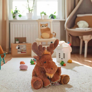 Mềm Pet động vật hoang dã đồ chơi sang trọng Elk - 20cm đồng hành cho những cái ôm bất tận, làm dịu sự lo lắng & sáng playrooms - Product Image 3