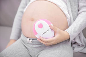 Monitor de coração do bebê Angelsounds JPD-100S ultrassom <span class=keywords><strong>fetal</strong></span> gravidez doméstico Doppler - Product Image 4