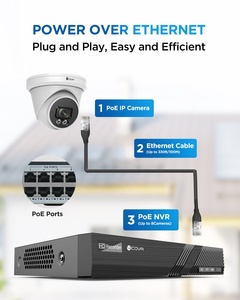 Système de caméra CCTV 4COVR 8 canaux, <span class=keywords><strong>kit</strong></span> NVR IP PoE 4K, disque dur 2 To, 8x 8MP, vision nocturne IA, visualisation via application mobile, <span class=keywords><strong>surveillance</strong></span> à domicile et en entreprise - Product Image 5
