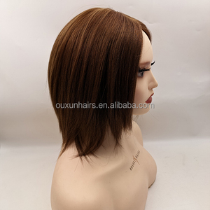 10*10 Top en soie pour femmes-Brun naturel, couverture complète, cheveux humains, Clip-In, Volume Boost - Product Image 3