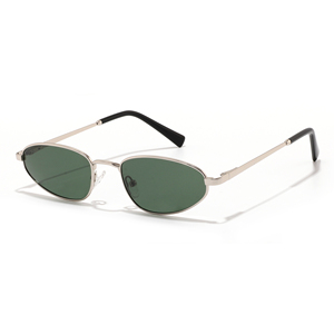 Oval Full Rim Sunglasses Rose Gold <b>Frame</b> <b>Pink</b> Mirror Lenses Unisex Adult Fashion Casual Style Lightweight - Product Image 4