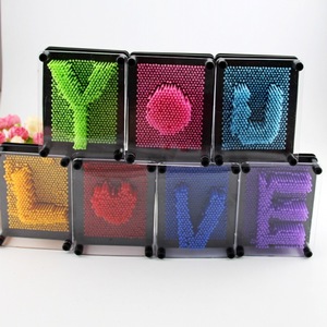 Colorful Plastic <b>Hand</b> <b>Mold</b> Pin Art Kit 15x5x19 Cm Diy Toy For Kids Creative Craft Gift - Product Image 2
