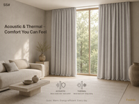 Tissu occultant à chevrons largeur extra-large 528 GSM triple couche 95% thermique pour rideaux sur mesure