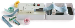 Macchina Elettrica Automatica per Nastro Biadesivo 10 Volte Più Veloce, Strumento per Bordatura Tessuti ad Alta Velocità con 6 Punte di Diverse Dimensioni per Cucito e Quilting - Product Image 2