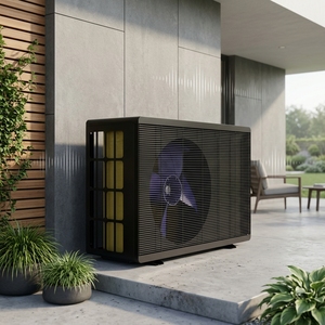 Bomba de Calor Monobloque de Fuente de Aire <span class=keywords><strong>con</strong></span> Inversor DC Completo R290 35dB Descongelación Inteligente CE A+++ Serie H8 6kW Metálica para Exteriores Doméstica - Product Image 5