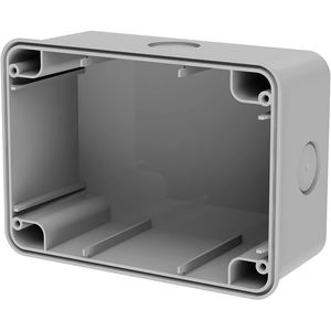 Boîtier de jonction 4Box IP67 en plastique gris RAL 7035 pour montage mural, boîtier électronique - Product Image 2