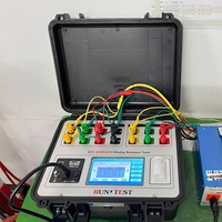 Testeur de résistance cc d'enroulement de transformateur de Test triphasé 40A