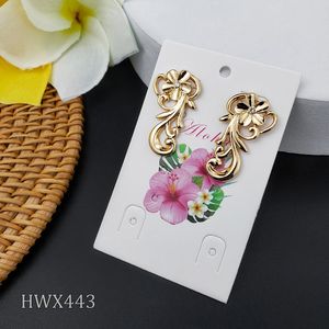 Boucles d'oreilles hawaïennes en <span class=keywords><strong>or</strong></span> 14K, perles et diamants mélangés de fleurs, boucles d'oreilles tortue en <span class=keywords><strong>or</strong></span> - Product Image 3