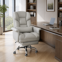 Chaise de bureau en similicuir robuste ALINUNU, directement de l'usine, chaise de direction ergonomique pivotante pour bureau