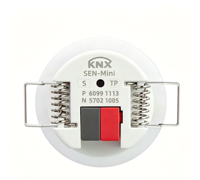 Mini capteur de mouvement PIR 360 à quatre éléments (KNX) avec portée de détection de 6 m, IP20, DC21-30V, intelligent
