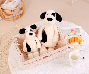 Haute qualité joli cadeau personnalisé animaux en peluche jouets chiens en peluche multi couleurs doux en peluche mignon chien en peluche chien jouets pour chiens - Product Image 6