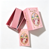 Tarjetas de Tarot Oracle con Lámina Rosa, Personalizadas con Logotipo, de Lujo y Duraderas, al por Mayor, con Guía, Impresión Personalizada OEM