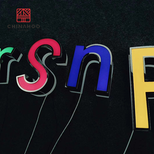 Más 3d signo carta el nombre <span class=keywords><strong>de</strong></span> la tienda <span class=keywords><strong>de</strong></span> diseño <span class=keywords><strong>de</strong></span> logotipo <span class=keywords><strong>de</strong></span> la empresa iluminado café - Product Image 6
