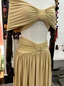 Ensemble jupe longue taille basse et crop top sans bretelles Bettergirl 2026, nouveau pour le Ramadan et les vacances - Product Image 4