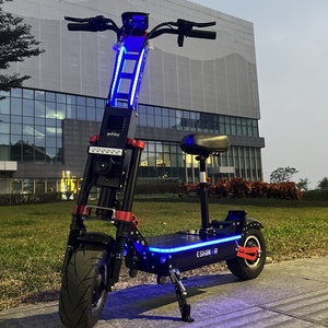 Heavy Weight Dual Motor 110km 72V R8 Electric Scooter 150-300 km Range off Road Electric Scooter Adults for Travel with Rack - Product Image 4