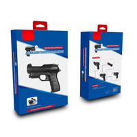 Paquete de 2 Pistolas de Luz Auxiliares para Controlador de PS4 VR, Experiencia Inmersiva Mejorada, Soporte para Pistola de Disparo, Controlador MOVE para Juegos