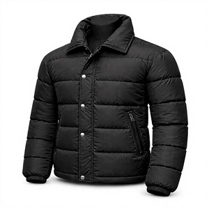 Blouson Bomber Unisexe en Polyester Mat Nylon Imperméable et Coupe-Vent de Haute Qualité 300 Grammes avec Logo Imprimé Personnalisé et Panneau Matelassé - Product Image 1