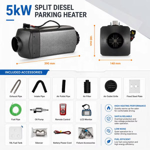 12V 24V 5kW Auto Universal Diesel Standheizung für LKW, Wohnwagen, Reisemobile und Camper - Product Image 6