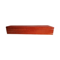 Ataúd de Madera Maciza de Estilo Europeo, Ecológico, Biodegradable, de Alta Calidad, Color Personalizable, Artículos Funerarios SDD