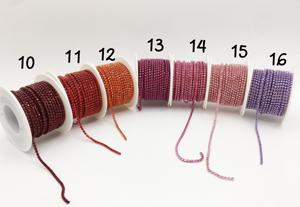 Cadena de Estrás SS6 de 2mm con Engaste de Garra y Cristales Multicolor para Adornos y Ribetes de Prendas - Product Image 4