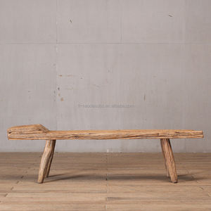 Asian Antique Furniture Vintage Solid Reclaimed Elm Wood <strong>Bench</strong> Traditional Design for Home Project Design Farmhouse Hall Villa - Product Image 4