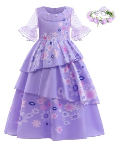 <span class=keywords><strong>Encanto</strong></span> Mirabel disfraz vestidos niños niñas princesa vestido <span class=keywords><strong>Encanto</strong></span> Cosplay Halloween carnaval disfraces con accesorios gratis - Product Image 4
