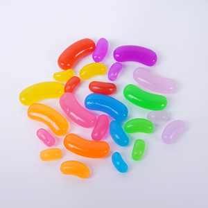 โมเดลลูกอมกัมมี่จำลองจาก PVC, เม็ดลูกอมสีรุ้งขนาดเล็ก, เครื่องประดับและอุปกรณ์ทำมือ DIY, ลูกอมผลไม้คริสตัลปลอม - Product Image 1