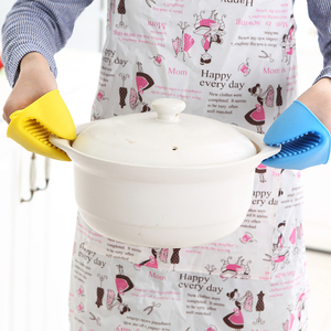 Maniques de four en silicone imprimées, design innovant, résistantes aux hautes températures, écologiques, antidérapantes, pour micro-ondes et <span class=keywords><strong>cuisine</strong></span>, petites - Product Image 4