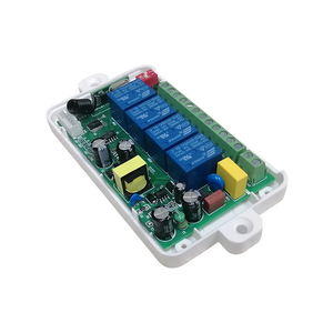 220V 4 Kênh RF Chuyển Đổi Không Dây Mô-đun Tiếp Sức 433 MHz Và Điều Khiển Từ Xa Cho Cửa Nhà Để Xe Tự Động Cửa - Product Image 6