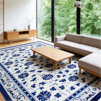 Tapis en laine à poils longs à motifs traditionnels chinois, durable, tissé, écologique, antidérapant, pour la maison et le bureau