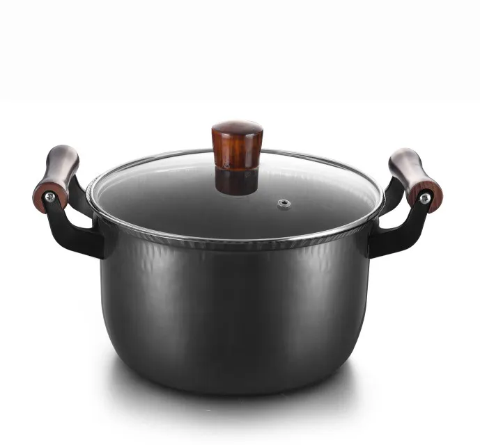 Gran oferta de ollas de cazuela de pretemporada, utensilios de cocina de Metal, olla de cocina, juego de cacerola de Horno Holandés