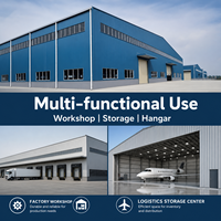Entrepôt logistique préfabriqué en structure métallique, atelier, bâtiment industriel, bâtiment commercial, entrepôt en structure métallique