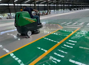 Professional DQX56A Industrial Washing <b>Machine</b> Automatic <b>Walk</b>-On Floor Scrubber With 24v New Condition Factory Supermarket Clean - Product Image 1