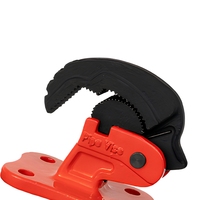 Étau à tuyaux montable robuste en acier pour benne de camion et atelier