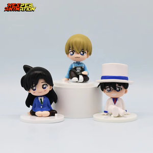 HESPER 7CM Q Ver. Figura de PVC de Detective Conan Kudou Shinichi y Mouri <span class=keywords><strong>Ran</strong></span> para la máquina de juego Gashapon (Catcher Egg Box), juguete premio - Product Image 3