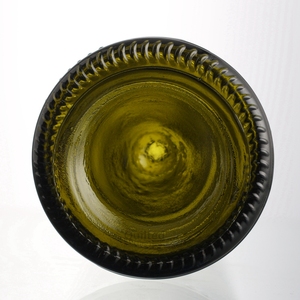 375ml cổ màu xanh lá cây dài chiều cao cổ băng rượu vang chai thủy tinh với đáy lõm - Product Image 4