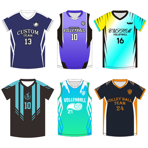 Haute qualité nouveau Design volley-ball uniforme 100% Polyester personnalisé <span class=keywords><strong>femme</strong></span> volley-ball maillot femmes plage volley-ball <span class=keywords><strong>chemise</strong></span> Wxmn026 - Product Image 5