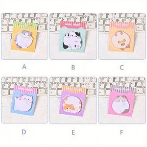 กระดาษโน้ตรูปการ์ตูนน่ารัก Cat Paradise คุณภาพสูง สำหรับนักเรียน ใช้ตกแต่งข้อความ ของใช้สำหรับการเรียนรู้ ต้อนรับเปิดเทอม - Product Image 6