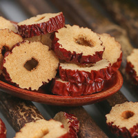 Dattes rouges séchées naturelles entières ou en tranches, sans additifs, de haute qualité, grandes dattes jujubes, pour thé, dessert ou collation, directement de l'usine