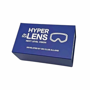 Wholesale Luxury Rigid Magnetic <b>Foldable</b> Cardboard <b>Box</b> - Big Logo Blue Luxury Gift Packaging - Product Image 2