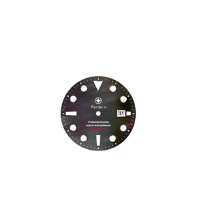 Reloj de Lujo para Hombre con Esfera de Aventurina Naranja y Caja de Titanio, Automático, de Buceo, Edición Limitada, Resistente al Agua 20 BAR, Correa de Cuero/Goma - Product Image 5