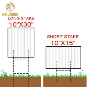 아연 도금 와이어 H 지분 H 프레임 와이어 스테이크 - Product Image 3