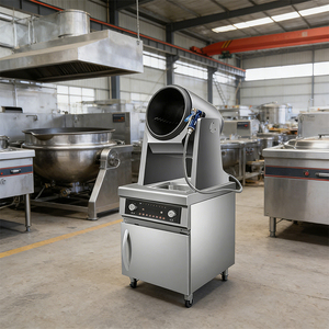 Macchina Automatica <span class=keywords><strong>per</strong></span> Wok <span class=keywords><strong>per</strong></span> Mensa, Un Operatore Equivalente a Cinque Cuochi, Riduzione dei Costi di Manodopera - Product Image 2