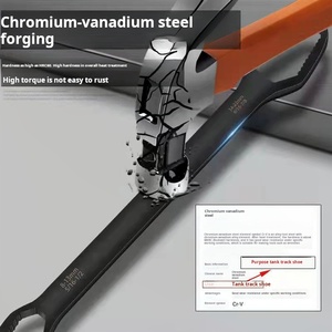 <span class=keywords><strong>Clé</strong></span> à molette multifonctionnelle OEM 8-22 mm, <span class=keywords><strong>clé</strong></span> à molette à double tête <span class=keywords><strong>auto</strong></span>-serrante, <span class=keywords><strong>clé</strong></span> à molette réglable pour la maison - Product Image 4