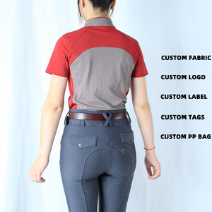 ARLAN <b>Best</b> Price Lady Competition Riding Cooling Men Womens Show Pattern <b>Equestrian</b> Short Sleeve <b>Equestrian</b> Shirt - Product Image 2